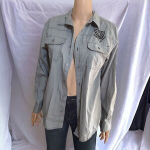 Helix Boys Eagle Crest Back Graphics Shirt XL